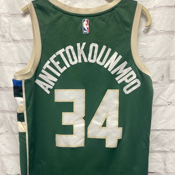 Nike Other - Nike NBA Antetokounmpo Milwaukee Bucks Dri-FIT Icon Edition Jersey